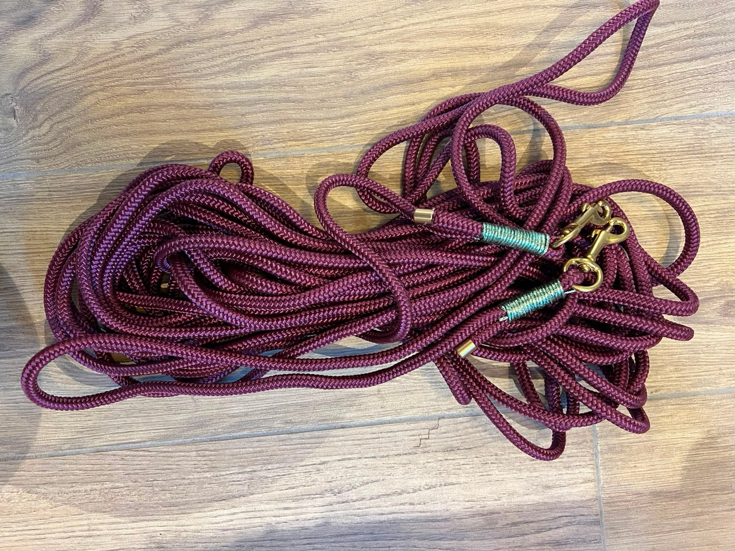 Doppellonge handgearbeitet und personalisierbar