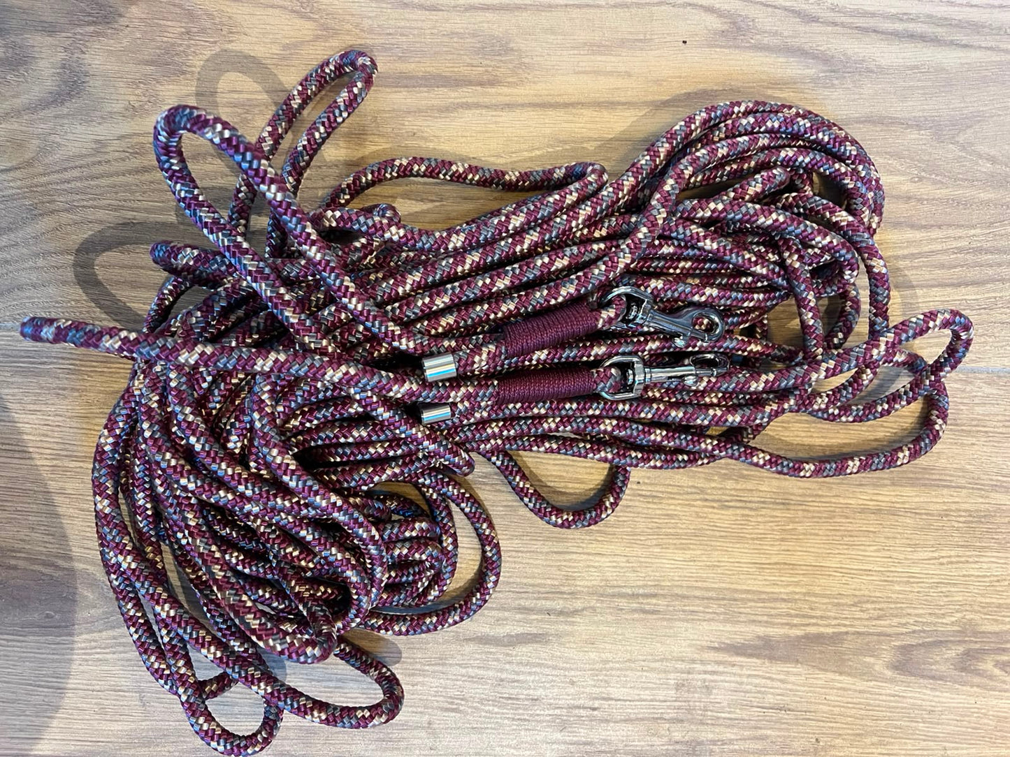Doppellonge handgearbeitet und personalisierbar