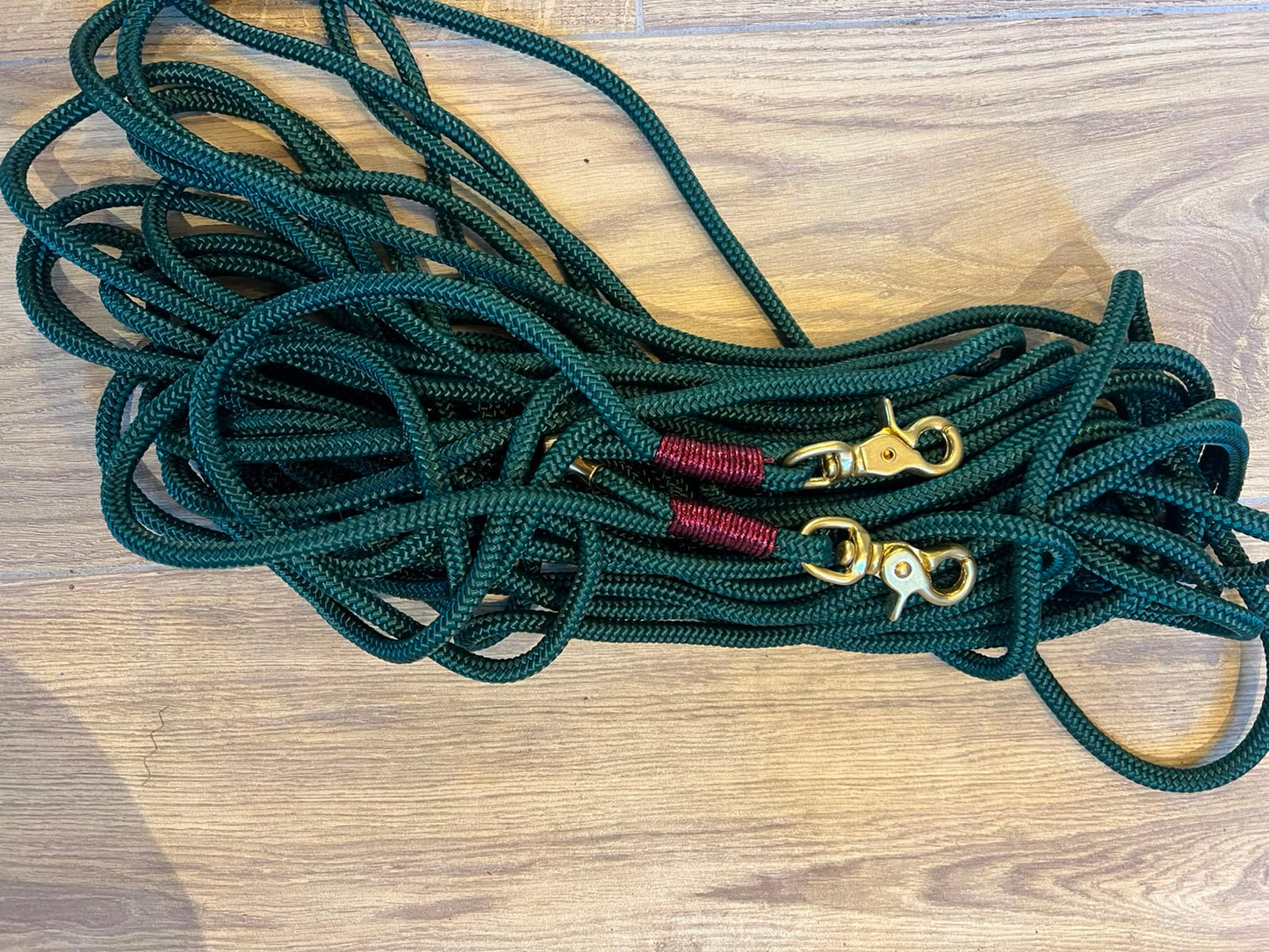 Doppellonge handgearbeitet und personalisierbar