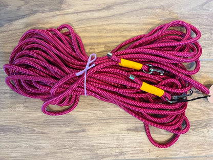 Doppellonge handgearbeitet und personalisierbar